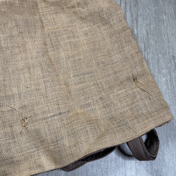 Portland Coffee Roasters The Elm Project Burlap Tote Bags Lined - Picture 3 of 7